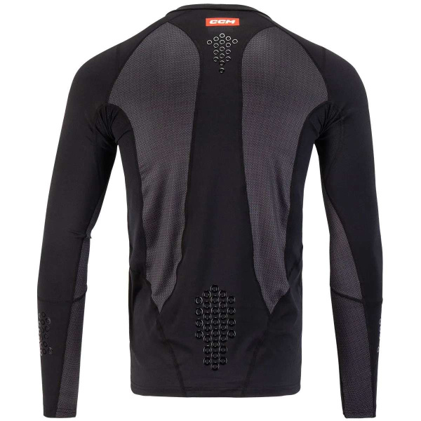 Нательное белье (майка с длинным рукавом) CCM COMPRESSION LS TOP WITH GEL SR
